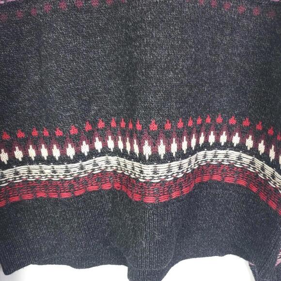 Lucky Brand Sweater Womens Small Cozy Cabin Ski Crew Neck Boxy Cropping - Picture 3 of 10